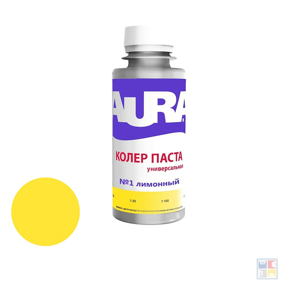 Колер паста лимонный №1 Aura 