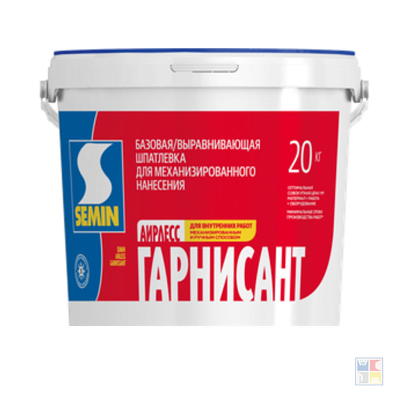 Шпатлевка Airless garnissant выравнивающая 20 кг 