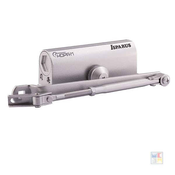 Доводчик ISPARUS 430 серебро 80-140 кг 