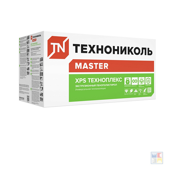 Экструзионный пенополистирол Техноплекс 1180х580х40 мм 