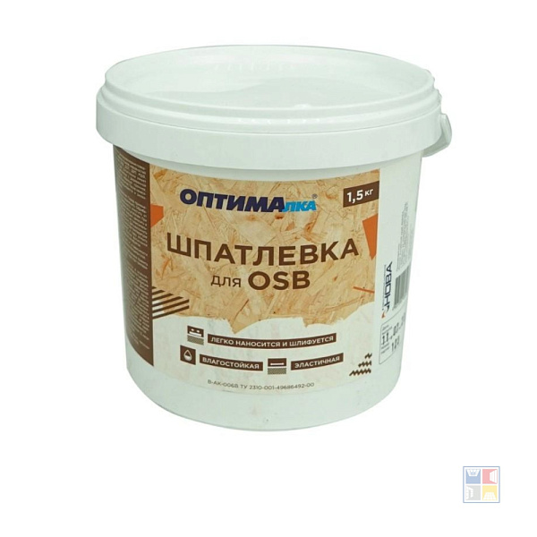 Шпатлевка для OSB Оптималка 1,5 кг 