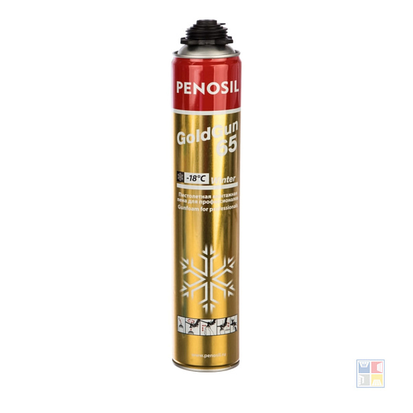 Пена монтажная профессиональная зимняя Gold Gun Winter 65 л 875 мл 