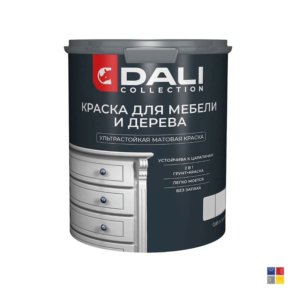 Краска для мебели Dali Collection база А 0,85 л