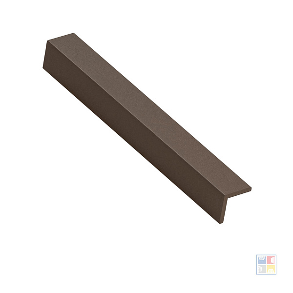 Уголок завершающий 50x50x3000мм MIX Brown 