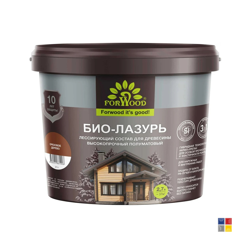 БИО-ЛАЗУРЬ ВД-АК-21 сосна 2,7 л