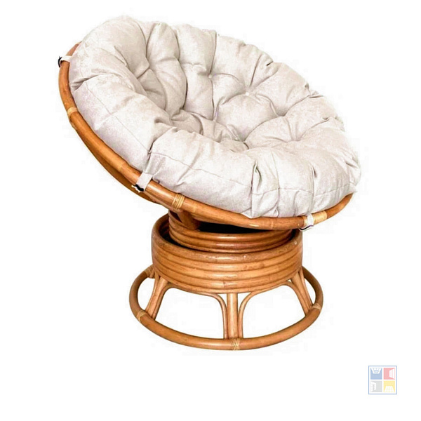 Кресло Papasan,цвет: коньяк 