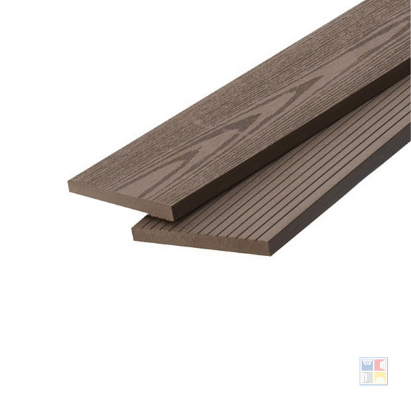 Доска заборная DUAL 3D WOOD 140x10x3000мм MIX Brown 