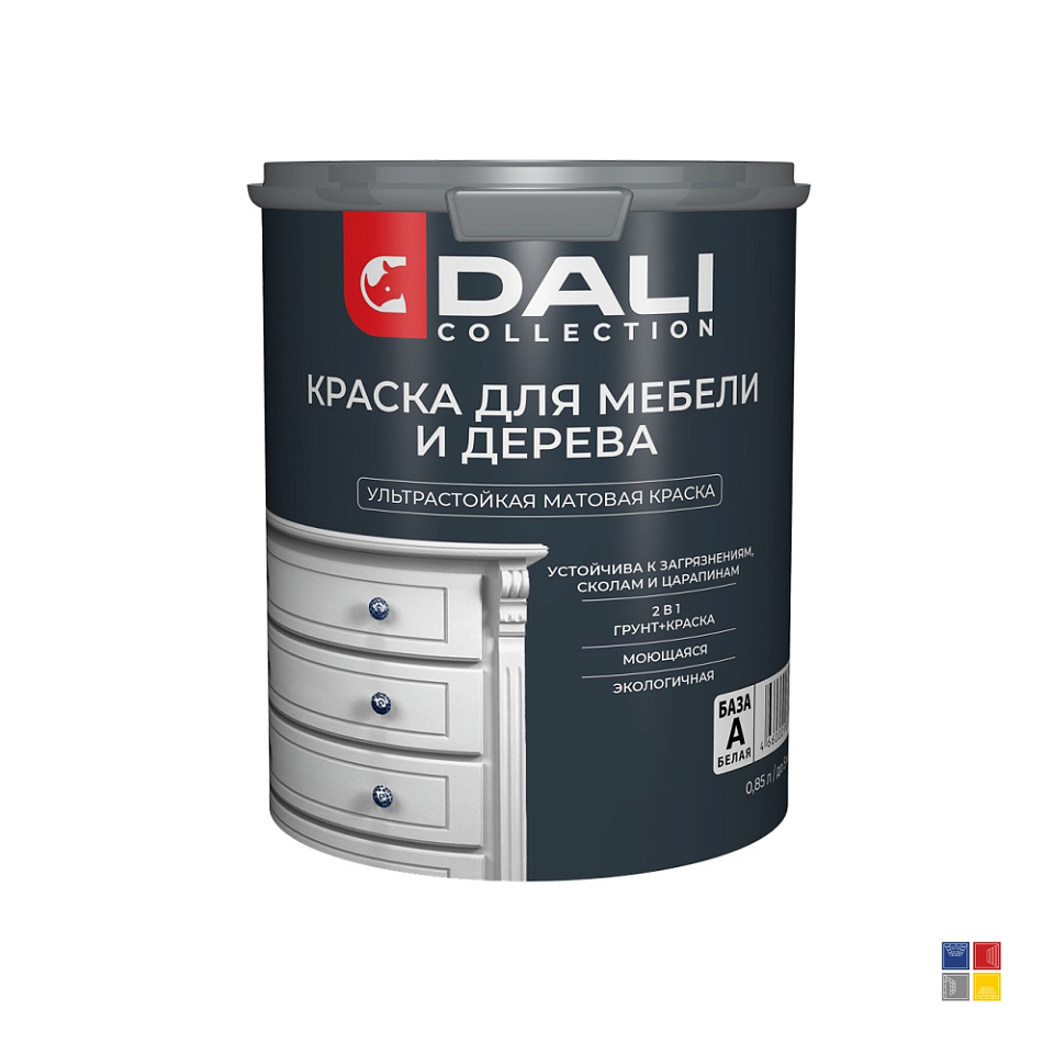 Краска для мебели Dali Collection база С 0,85 л
