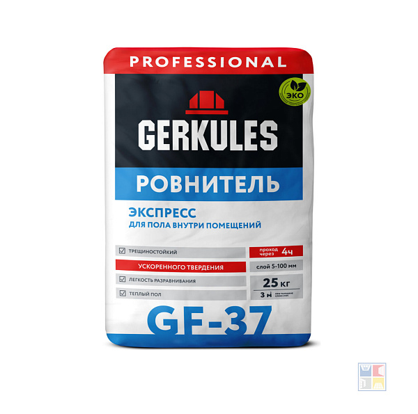 Пол экспресс-ровнитель GF37 25 кг 