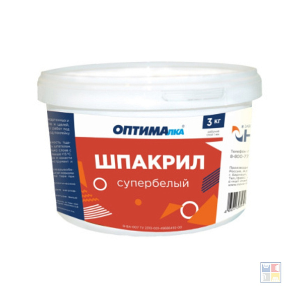 Шпакрил Оптималка 3 кг 
