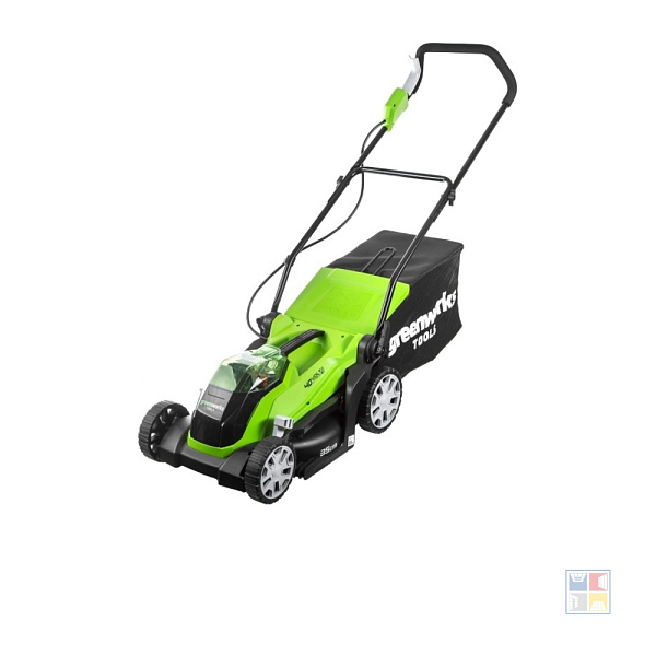 Газонокосилка аккумуляторная G40LM35K2,40B Greenworks  