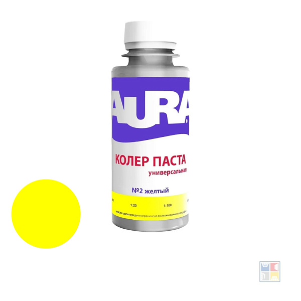 Колер паста желтый №2 Aura 